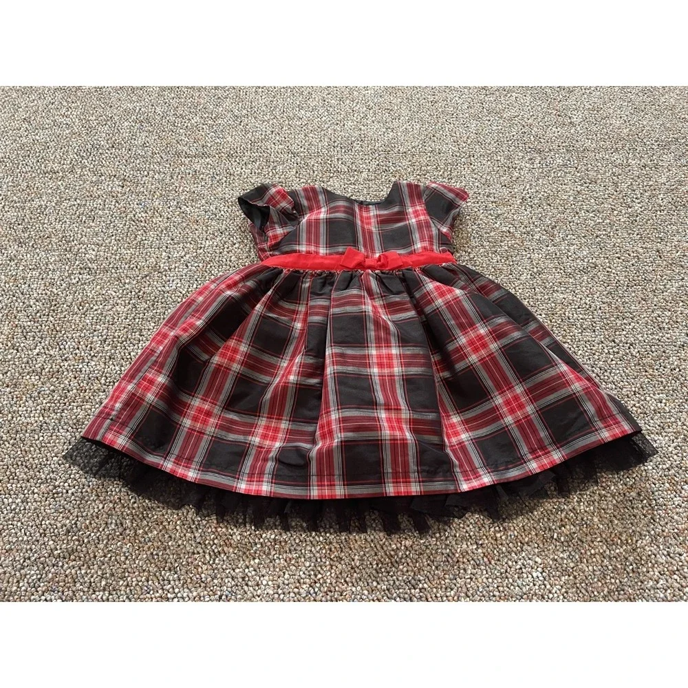 Carter's Girls Plaid Occasion Dress 18M